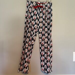 Vera Bradley‎ Womens Small Reindeer Ornament Cotton Pajama Pants Holiday